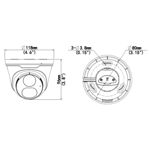 Kamera wandaloodporna IP IPC3614LE-ADF28KC-WL ColorHunter - 4Mpx 2.8mm UNIVIEW
