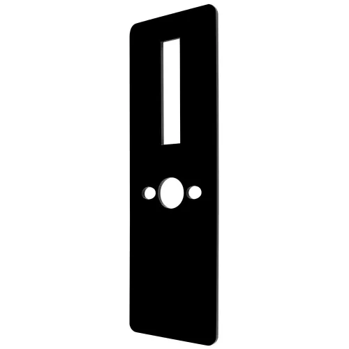 Komplet maskownic EURA ELB-04H4 - front   tył, do klamki ELH-02H4, rozstaw 72 mm, bez otwóru na wkładkę bębenkową, grubość 3 mm