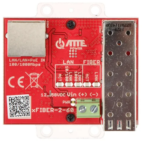 Konwerter XFIBER-2-60 ATTE,  media ethernet - SFP