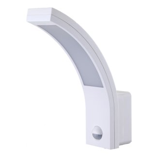 Lampa elewacyjna led  z czujnikiem ruchu EL HOME ML-20B7 White - zewnętrzna, czujniki zmierzchowy i PIR