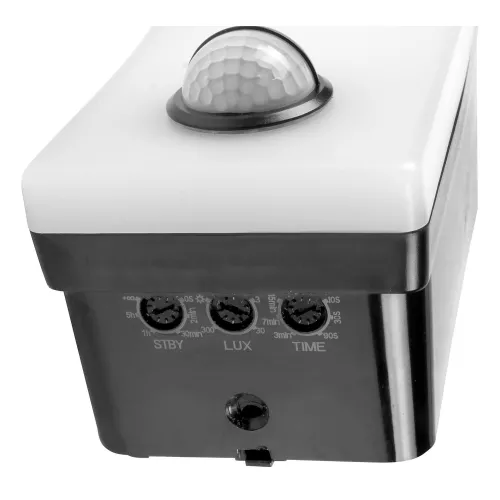 Lampa elewacyjna led  z czujnikiem ruchu EL HOME ML-21B7 Black  - zewnętrzna, czujniki zmierzchowy i PIR