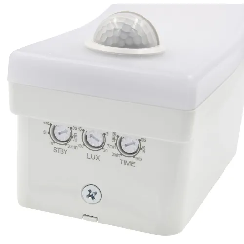 Lampa elewacyjna led z czujnikiem ruchu EL HOME ML-21B7 White - zewnętrzna, czujniki zmierzchowy i PIR