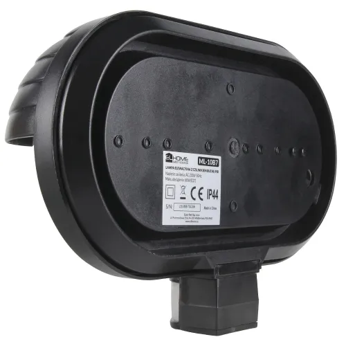 Lampa elewacyjna z czujnikiem ruchu EL HOME ML-10B7 Black - zewnętrzna