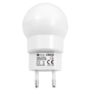 Lampka led nocna EL Home ML-02A3 ~230V do gniazdka