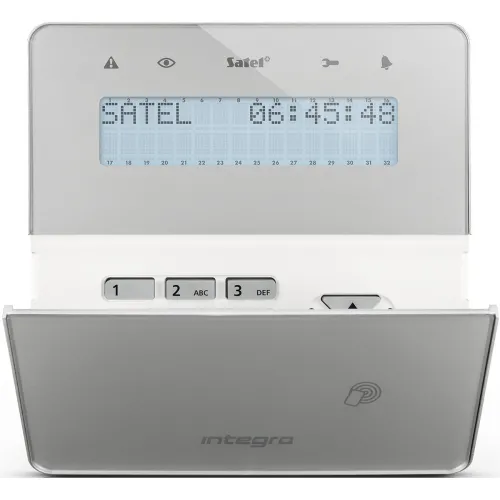 Manipulator LCD Bezprzewodowy z czytnikiem kart zbliżeniowych SATEL INT-KWRL2-SSW