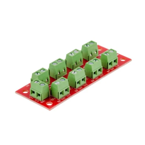 Moduł dystrybucji zasilania 8 kanałów z bezpiecznikami ATTE AF-P8-00-OF