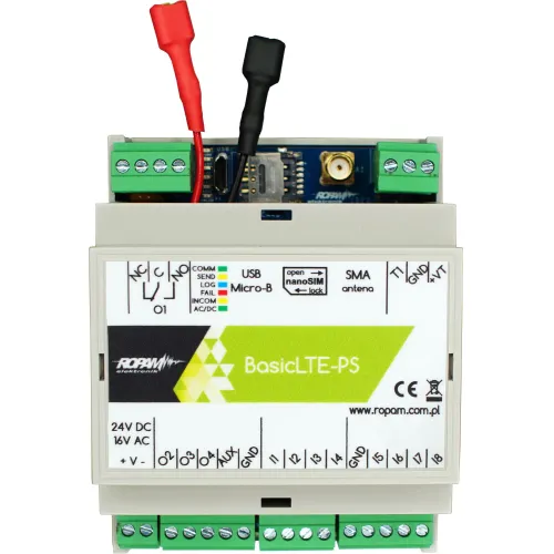 Moduł komunikacyjny LTE 2G/4G, 17-20V/AC, 20-30V/DC BasicLTE-PS-D4M Ropam