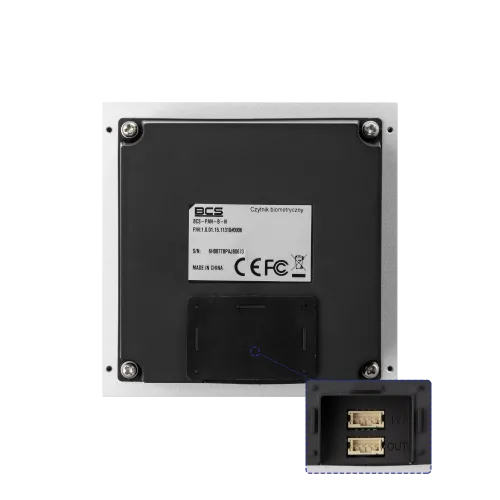 Moduł podrzędnego czytnika odcisków palców BCS-PAN-B-N do wideodomofonowego systemu modułowego IP