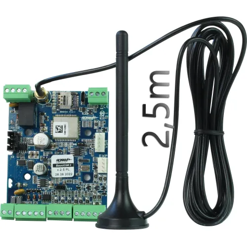Moduł powiadomienia i sterowania gsm Ropam BasicGSM 2 + antena AT-GSM-MAG