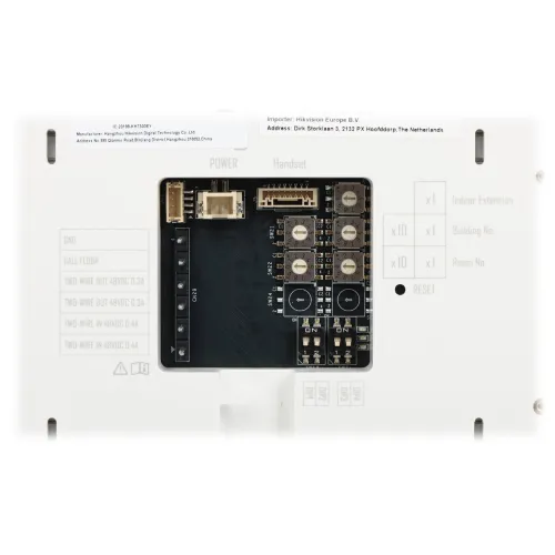 Monitor do wideodomofonu Hikvision DS-KH7300EY-WTE2