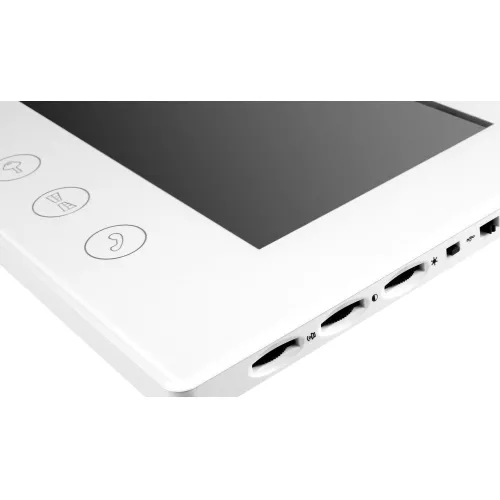 Monitor EURA VDA-41A3 "CONNECT PLUS" - biały, 7", otwieranie 2 wejść, AHD, WIFI