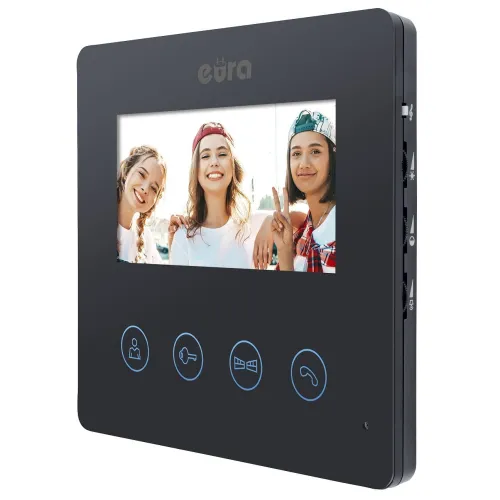 Monitor EURA VDA-52A3 - czarny ekran 4.3" obsługa 2 wejść