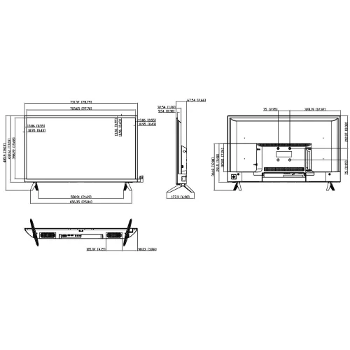 Monitor vga hdmi audio LM32-F200 31.5;" Full HD Dahua