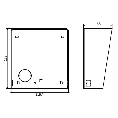 Obudowa natynkowa DS-KABD8003-RS1 Hikvision