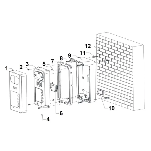 Obudowa natynkowa VTM07R Dahua