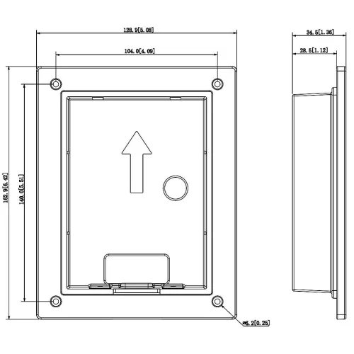 Obudowa podtynkowa VTM114 Dahua