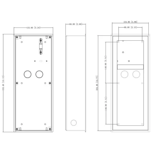 Obudowa podtynkowa VTM128 Dahua