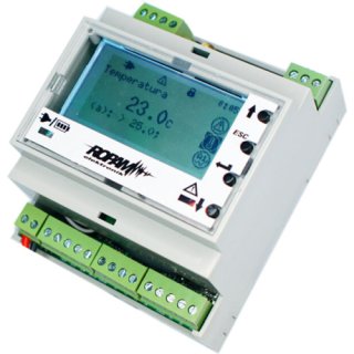 Panel LCD-HMI-D4M w obudowie na szynę DIN
