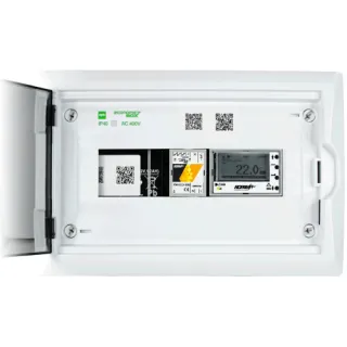 Panel MultiGSM-LCD-HMI-D4M-2 w obudowie na szynę DIN