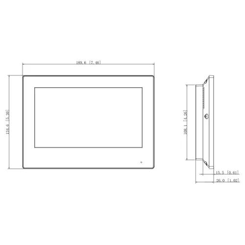 Panel wewnętrzny IP VTH2521G Dahua