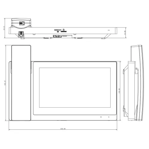 Panel wewnętrzny Wi-Fi / IP VTH5421EW-H Dahua
