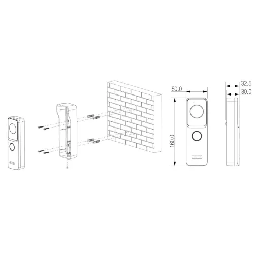 Panel wideodomofonowy IP BCS-PAN1210S-S