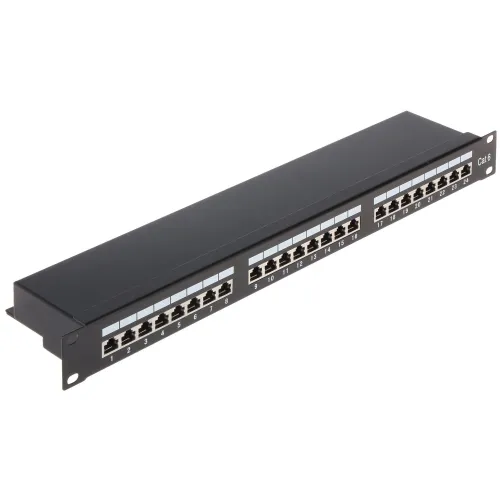 Patch panel RJ-45 PP-24/RJ6-C/FTP-S