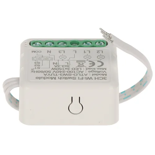 Potrójny inteligentny sterownik  oświetlenia LED ATLO-SW3-TUYA Wi-Fi, Tuya Smart