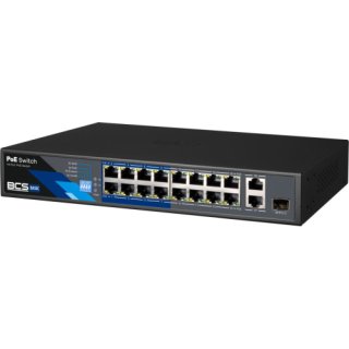 Rejestrator 16 portowy BCS-B-SP1602G-1SFP PoE 100Mbps