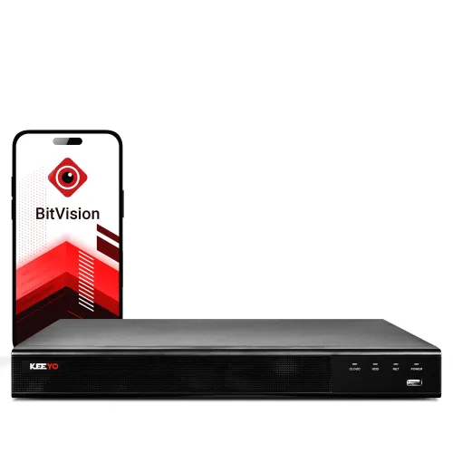 Rejestrator sieciowy KEEYO LV-V-NVR-16CH-16P-K2 16 kanałowy 16x PoE 2x SATA