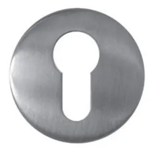 Rozeta drzwiowa EURA ELW-60B9 silver - do szyldów z kontrolą dostępu