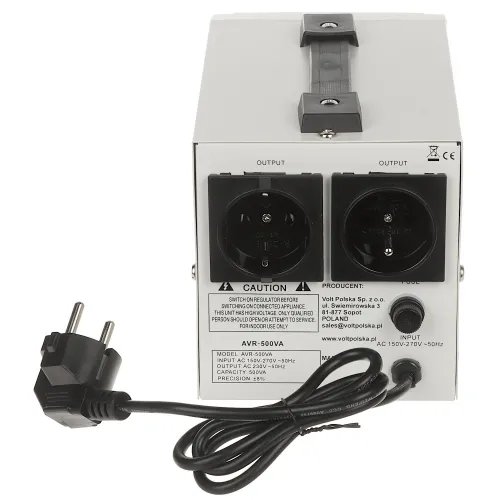 Stabilizator napięcia sieciowego AVR-500VA VOLT Polska