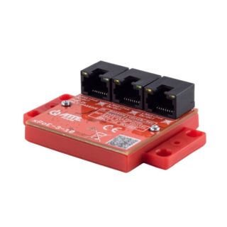 Switch PoE 3 portowy extender ATTE 3xPoE IN/OUT PASSIVE xPoE-3-10