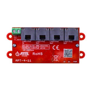 Switch PoE 4 portowy ATTE 10/100Mbps extender APT-4-11