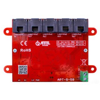 Switch PoE 5 portowy ATTE 10/100/1000Mbps extender APT-5-50