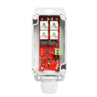 Switch PoE ATTE 4 portowy 10/100Mbps extender w obudowie zewnętrznej IP68
