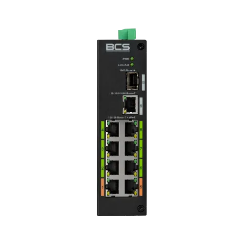 SWITCH POE BCS-L-SP08E01G-1SFP 9 portowy