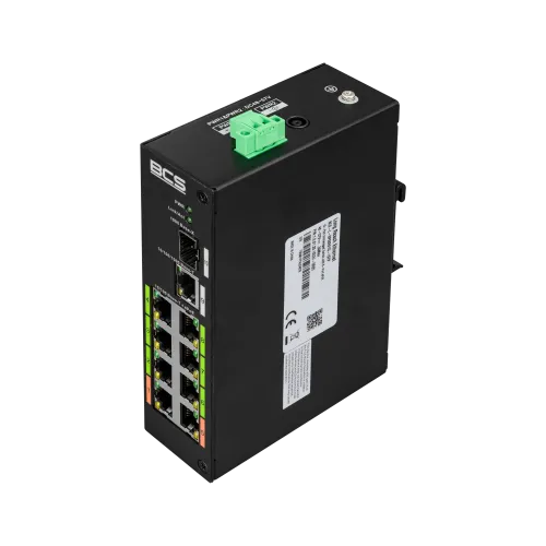SWITCH POE BCS-L-SP08E01G-1SFP 9 portowy