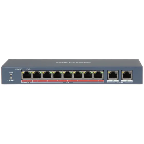 Switch POE DS-3E0310HP-E 8-portowy Hikvision