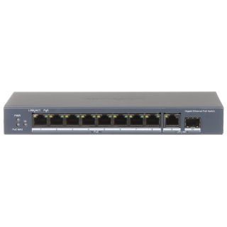 Switch PoE DS-3E0510P-E 8-portowy SFP Hikvision