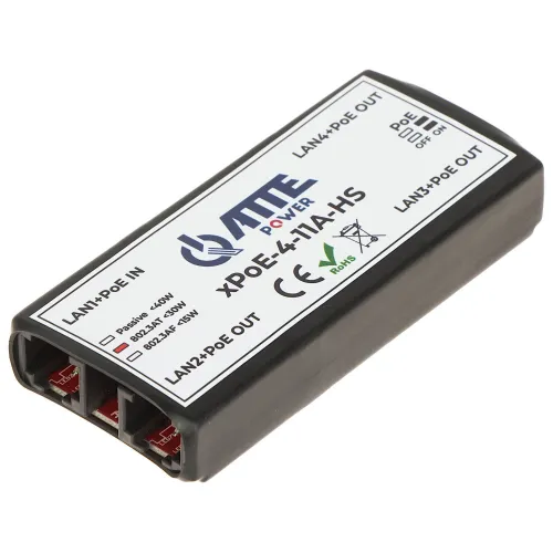 Switch poe, extender  XPOE-4-11A-HS 4-portowy ATTE