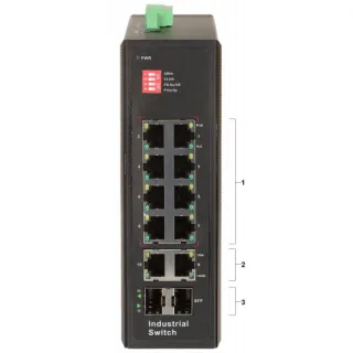 Switch POE GTX-P1-12-82G 8-PORTOWY SFP