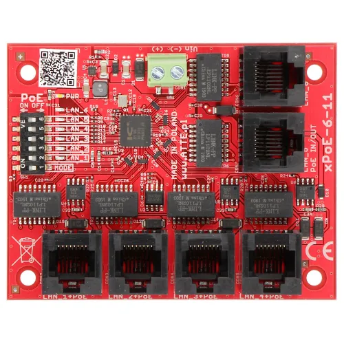 Switch poe XPOE-6-11-OF 5-portowy ATTE