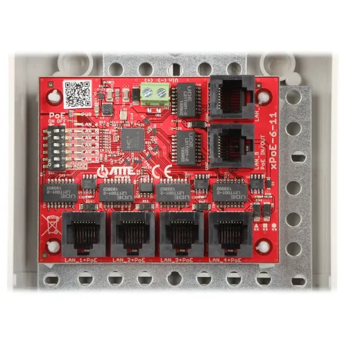 Switch poe XPOE-6-11-S2 5-PORTOWY ATTE
