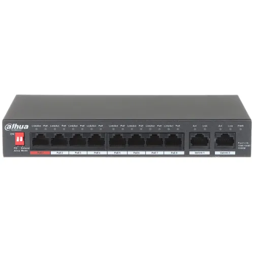 Switch przemysłowy PoE PFS3010-8GT-96-V2 8-portowy Dahua