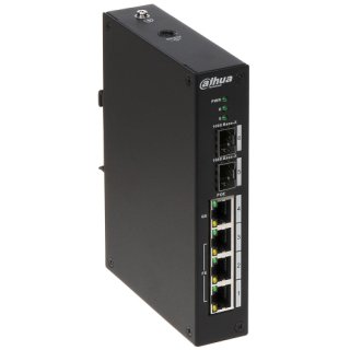 Switch przemysłowy POE PFS3206-4P-96 4-portowy SFP Dahua