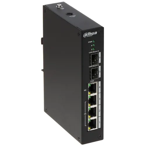 Switch przemysłowy POE PFS3206-4P-96 4-portowy SFP Dahua