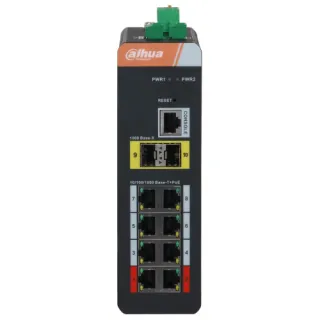 Switch przemysłowy POE PFS4210-8GT-DP-V2 8-portowy SFP Dahua