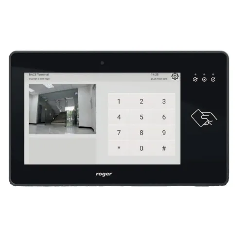 System rejestracji czasu pracy Roger Panel dotykowy wew. MD70