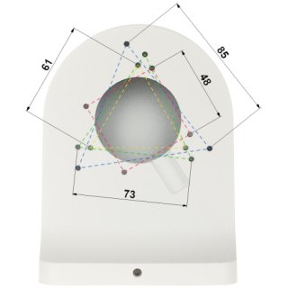 Uchwyt do kamer kulistych PFB205W-E Dahua